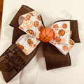 Happy Father's Day Sports Bow Basketball